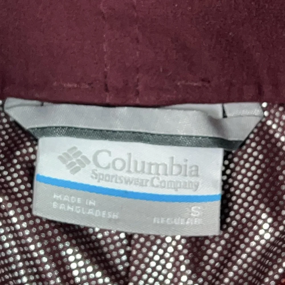 Columbia Pants Women Small Red Omni-Tech Omni-Heat Snow Pants Ski Winter Outdoor